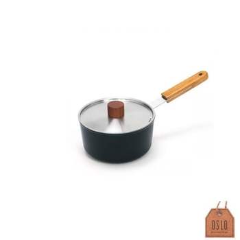 bns 오슬로 에코라믹 IH 편수냄비 18cm 우드손잡이/인덕션용냄비/라면냄비/주방용품/주방잡화