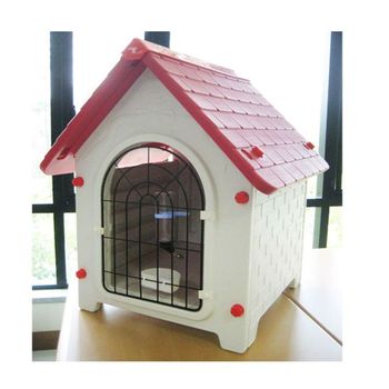 강아지집 플라스틱 하드 하우스 (L) 개집 조립식 휴식 (WC65A36)