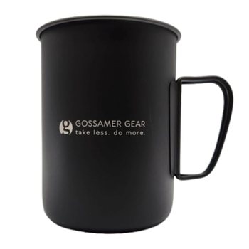 [해외] 고사마 기어 GOSSAMER GEAR 티타늄 싱글 머그잔 블랙 Titan Single Mug Black