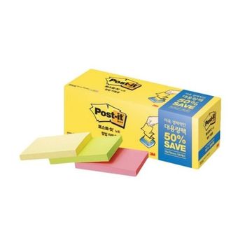 포스트잇 DC80NT71 강한점착용 팝업리필용 대용량팩 KR330-20A