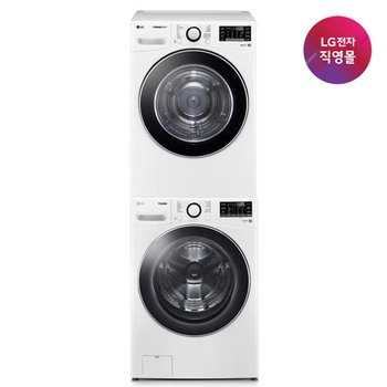 [LG전자 직영] 트롬세탁기 24kg F24WDWPR + 건조기 19kg RH19WTWN (F24WDWPR9WL)