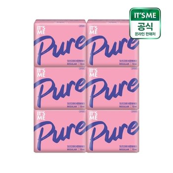 잇츠미 퓨어 생리대 중형 12P x6개(총 72개)