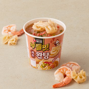농심 누들핏 새우완탕 30.8g