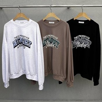 빅사이즈티 X113L601 오브메모리오버맨투맨 SE