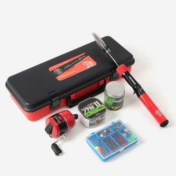 비타리토 피쉬로드 루어 릴 낚싯대세트 하드케이스 입문낚시 낚린이 경량낚싯대 낚싯줄 루어릴대