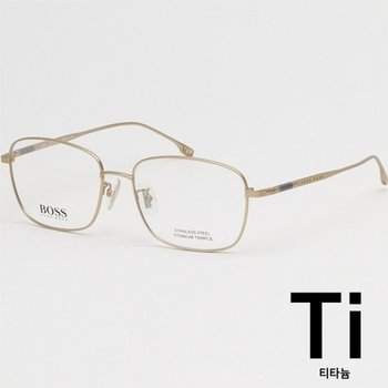 휴고 보스 티타늄 안경테 BOSS1297F AOZ 가벼운 금테 빅사이즈