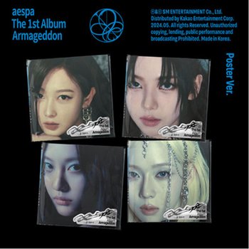 [중고] 개봉앨범 포카 없음 / 에스파 (aespa) - 정규1집 Armageddon (Poster Ver.) 카리나 버전