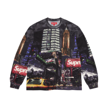 [해외] Supreme Skyline Sequin LS Top Night - 25SS