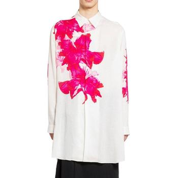 요지 야마모토 플로럴 프린트 롱 셔츠 HOB76219 1 TP944827608