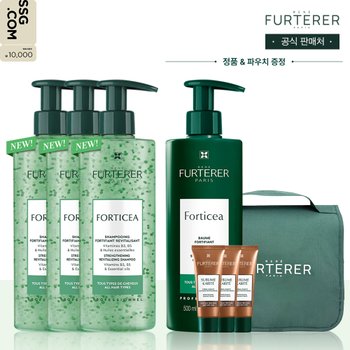 [1만원상품권]포티샤 슈퍼볼륨 샴푸 500ml 트리오(+트래블파우치,포티샤마스크500ml,랜덤40mlX3)