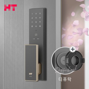 현대HT 디퓨저 도어락 디퓨락 번호키 카드키 푸시풀 무타공 현관문 TDL-P2102