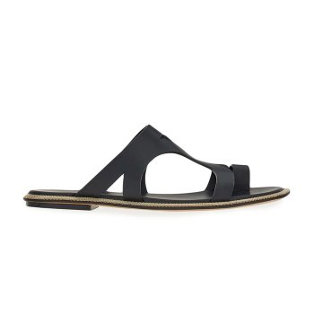 [해외직구] 페라가모 체인 디테일 끈 샌들 759951/NERO