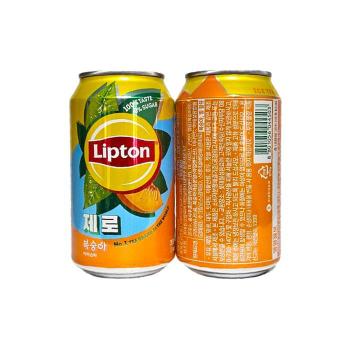 롯데 립톤 아이스티 제로 복숭아 뚱캔 355ml x 6개 /s (E42542209)