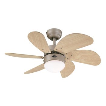 [해외] 웨스팅하우스 터보 소용돌이 조명 실링팬 76cm 라이트메이플 (천장형 선풍기/ 역회전)