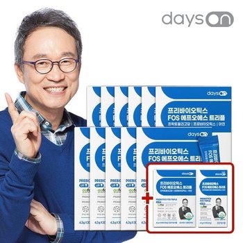 [방송에서만] 오한진 프리바이오틱스 FOS 트리플 11개월분 + 1개월분 + 무료체험분 10포