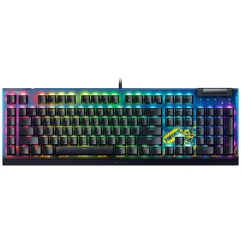 [해외] FORTNITE Razer BlackWidow V4 X Fortnite Edition RGB 게이밍 키보드 레이저 사용자 정의