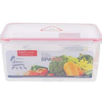 밀폐 용기 플라스틱 대용량 정사각 실리콘 보관 냉장고 정리 4600ml 밀폐용기 반찬통