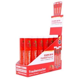 [유로메디] 비타하임 프리미엄 포도당캔디 딸기맛 20정 12개