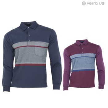 티엔디 주식회사 페라어스 남성 골프 중그레이 기모 티셔츠 S_CTNE2060W1