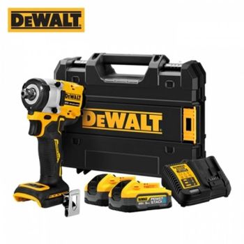 디월트 LC13HW16 20V MAX 충전 임팩트 렌치 세트(파워스택 5.0Ah 2팩) DCF922H2T-KR