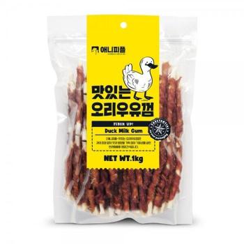영양보충 오리고기 애견 우유스틱껌 P43195 덴탈간식 (S33648679)