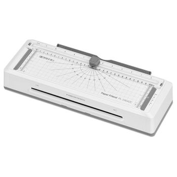 소형 A4 코팅기 PL-2404ZC+재단기 4롤러 걸림제거