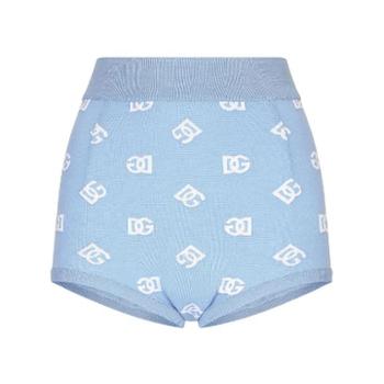 돌체앤가바나 DNA 로고 자수 미니 쇼츠 FXU02TJFMGS T