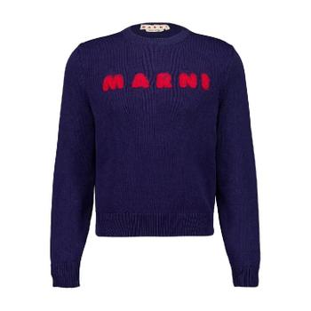26 FW 마르니 로고 자수 스웨터 GCMG0458Q0UFC659 TP438409918