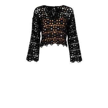 [해외] 26SS 마이클 코어스 스웨터 MS651ZMKNE001 BLACK