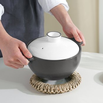 한국도자기리빙 아름팟 무균열 뚝배기 12CM 그레이