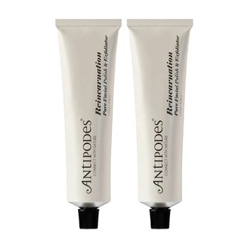 [해외] ANTIPODES 앤티퍼디 리인카네이션 퓨어 페이셜 익스폴리에이터 75ml 2개