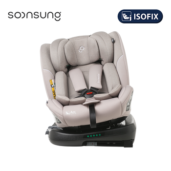 순성 아크 올인원 아이사이즈 회전형 카시트 ISOFIX 실버베이지 / 선쉐이드