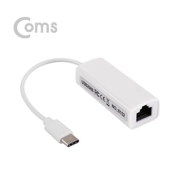컴스 BT209 유선 랜카드 (USB3.1/100Mbps)
