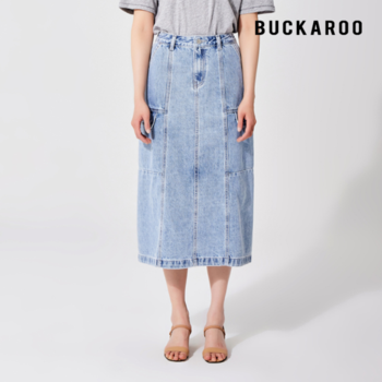 여성 포켓 스커트(B215DK995P)