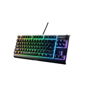 [해외] 스틸시리즈 게이밍 키보드 텐키리스 유선 Apex 3 TKL US 영어 배열 저소