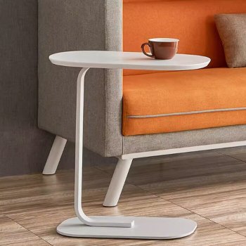 비카 타원형 소파테이블 C형 보조테이블 DUGED 협탁 거실사이드테이블 북유럽디자인