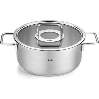 [해외] 독일 휘슬러 냄비뚜껑 Fissler Pure Stainless Steel Stewing Pot (Diameter 24 cm 3.9 L) Pots