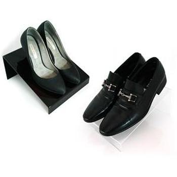 [VMD]심플 신발거치대(한족) / 아크릴 선반 신발 진열대 구두 전시대 샌들 스탠드 DP 디피 매장 디스플레이