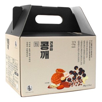 강봉석 명인조청 콩깨견과바 25gx32개 / 10가지 하루견과 영양바 / 한과 강정바 명절선물세트