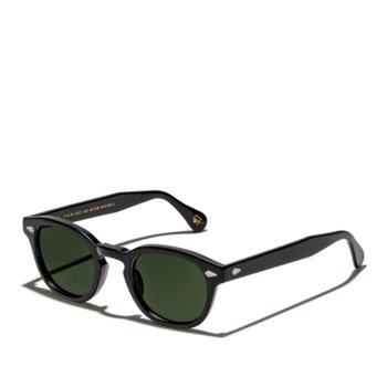 [해외배송] 모스콧 아세테이트 라운드 키홀 브리지 선글라스 LEMTOSH SUN BLACK G15 LENSES 46