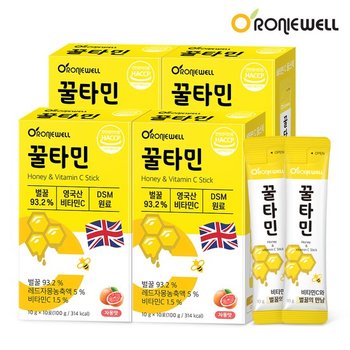 꿀타민 자몽맛 10포 x 4개