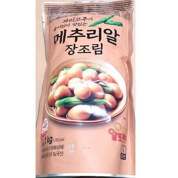 용 식당 식자재 꽈리고추 메추리알 장조림 1kg