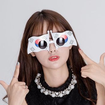 태극기 안경 파티 소품 할로윈 공연 국경일 응원용품