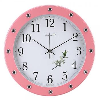 무소음 벽시계 파이 오얏꽃 펄핑크 PppS 320 A-424