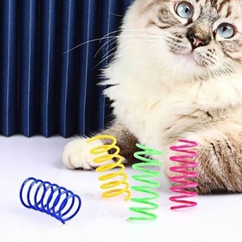 (옵션 고양이스프링4p)스프링 장난감 4p 분리불안 해소