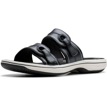 [해외] 클락스 여성 브리즈 메이 슬라이드 슬리퍼 블랙