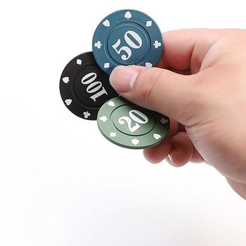 카지노칩 포커 트럼프 게임 숫자 칩 100P 세트 M11945