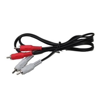 고품질 RCA케이블 음향 오디오케이블 2RCAto2RCA 1M 스피커케이블 (W6914F9)