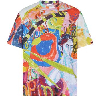 25 FW 로에베 여성 코튼 루즈핏 티셔츠 multicolor LOE76397MUL1T1AA00 TP82228162