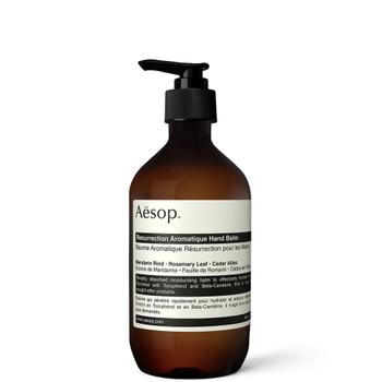 [해외] 호주직구 Aesop 이솝 레저렉션 아로마틱 핸드밤 핸드크림 500ml Resurrection Aromatique Hand B